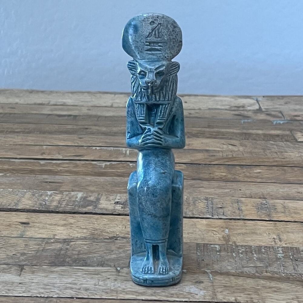 Ancient Egyptian Pharaonic Sekhmet Goddess of War Statue 7" Tall Pharaonic BC